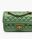 Chanel Green Satin Quilted 2.55 Reissue Flap Bag GAHW