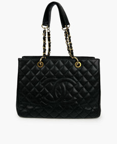 Chanel GST Tote Black Caviar GHW