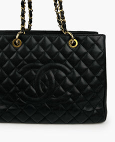 Chanel GST Tote Black Caviar GHW