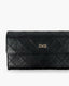 Chanel 2.55 Reissue Long Flap Wallet Calfskin Leather Black