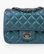 Chanel Mini Square Iridescent Lambskin SHW