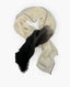 Chanel Scarf White Black Gray