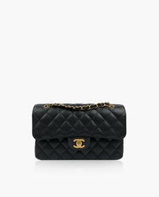 Chanel Timeless Small Black Caviar GHW