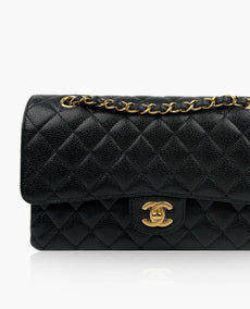 Chanel Timeless Medium Black Caviar GHW