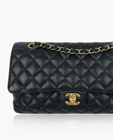 Chanel Timeless Medium Black Caviar GHW