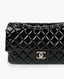 Chanel Timeless Medium Black Patent SHW