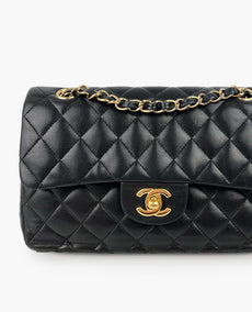 Chanel Timeless Small Black Lambskin GHW