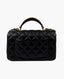 Chanel Mini Rectangular Top Handle Black Lambskin CHW