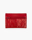 Chanel Quilted Red Lambskin Wallet