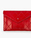 Chanel Quilted Red Lambskin Wallet