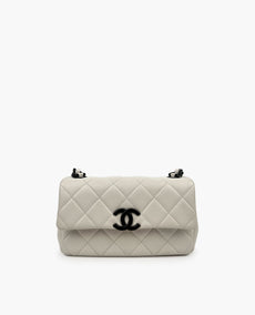 Chanel My Everything Flap Bag Quilted Caviar Small
