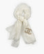 Chanel White Thin Silk Scarf