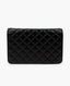 Chanel WOC Black Lambskin Quilted CC