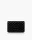 Chanel WOC Black Lambskin Quilted CC