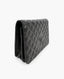 Chanel WOC Black Lambskin Quilted CC