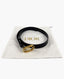 Dior CD Black Leather Belt