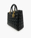 Lady Dior Large Black GHW