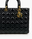 Lady Dior Large Black GHW