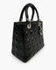 Dior Lady Medium Black Cannage Lambskin