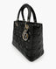 Dior Lady Medium Black Cannage Lambskin