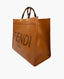 Fendi Sunshine Large Brown Leather Shopper