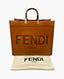 Fendi Sunshine Suuri ruskea nahkaostaja