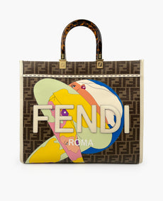 Fendi Sunshine Medium Leather Shopper