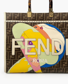 Fendi Sunshine Medium Leather Shopper