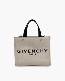 Givenchy Mini G Tote -ostoskassi kankaalle beige