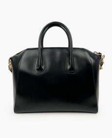 Givenchy Medium Antigona Bag Black Smooth Leather