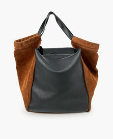 Givenchy Trapeze Brown Black Shopping Tote Large