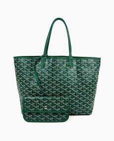 Goyard Saint Louis Tote Goyardine PM Green