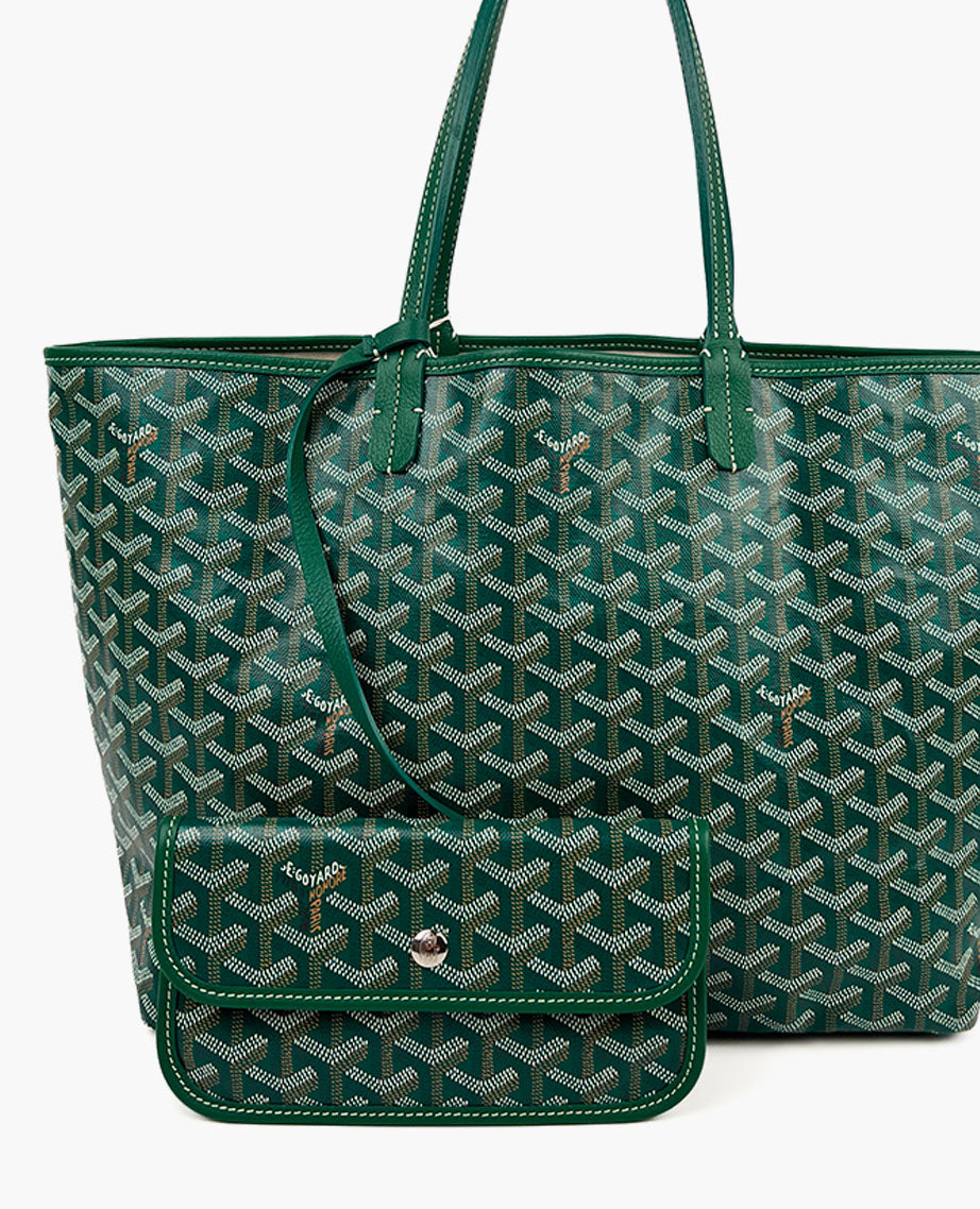 Goyard Saint Louis Tote Goyardine PM Green – Luxury Helsinki