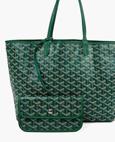 Goyard Saint Louis Tote Goyardine PM Green