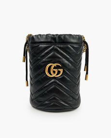 Gucci GG Marmont Mini tikattu nahkalaukku