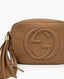 Gucci Soho Leather Disco Beige Bag