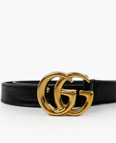 Gucci GG Marmont -vyö musta