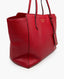 Gucci Swing Leather Tote Red