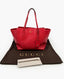 Gucci Swing Leather Tote Red