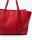 Gucci Swing Leather Tote Red