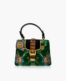 Gucci Sylvie Top Handle kukkalaukku