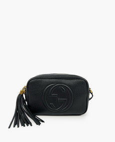 Gucci Soho Leather Disco Black Bag Mini