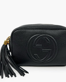 Gucci Soho Leather Disco Black Bag Mini