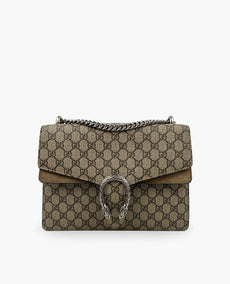 Gucci Dionysus Medium GG Shoulder Bag Beige