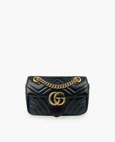 Gucci GG Marmont Mini musta olkalaukku