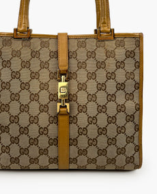 Gucci Jackie GG Canvas Vintage Bag