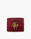 Gucci Suede Medium Arli Flap Shoulder Bag Vintage Bordeaux