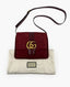 Gucci Suede Medium Arli Flap Shoulder Bag Vintage Bordeaux