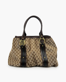 Gucci Twins Canvas GG Tote