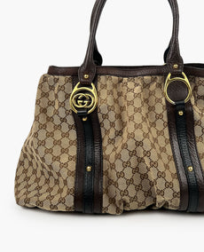 Gucci Twins Canvas GG Tote